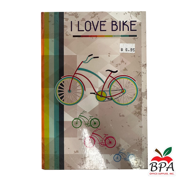 Record Book • Libro Récord con diseño (I Love Bike)