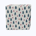 Rustic Fir Tree Stamps Cotton Napkins