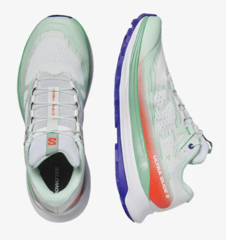 SALOMON ULTRA GLIDE 2 MUJER BLANCO VERDE ELECTRICO CHERRY