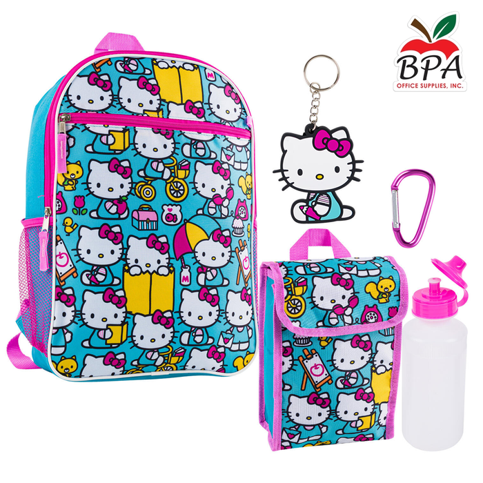 Sanrio • Kit escolar de 5 piezas "Hello Kitty"