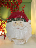 Santa Face Ceramic Plate