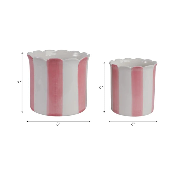 Scalloped Planters