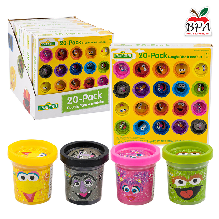 Sesame Street • Sesame Street - 20 cans pack dough