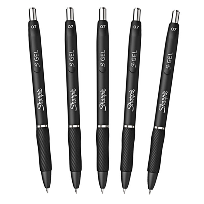 Sharpie •  Bolígrafos - Punta Mediana (negro - 12 pcs)