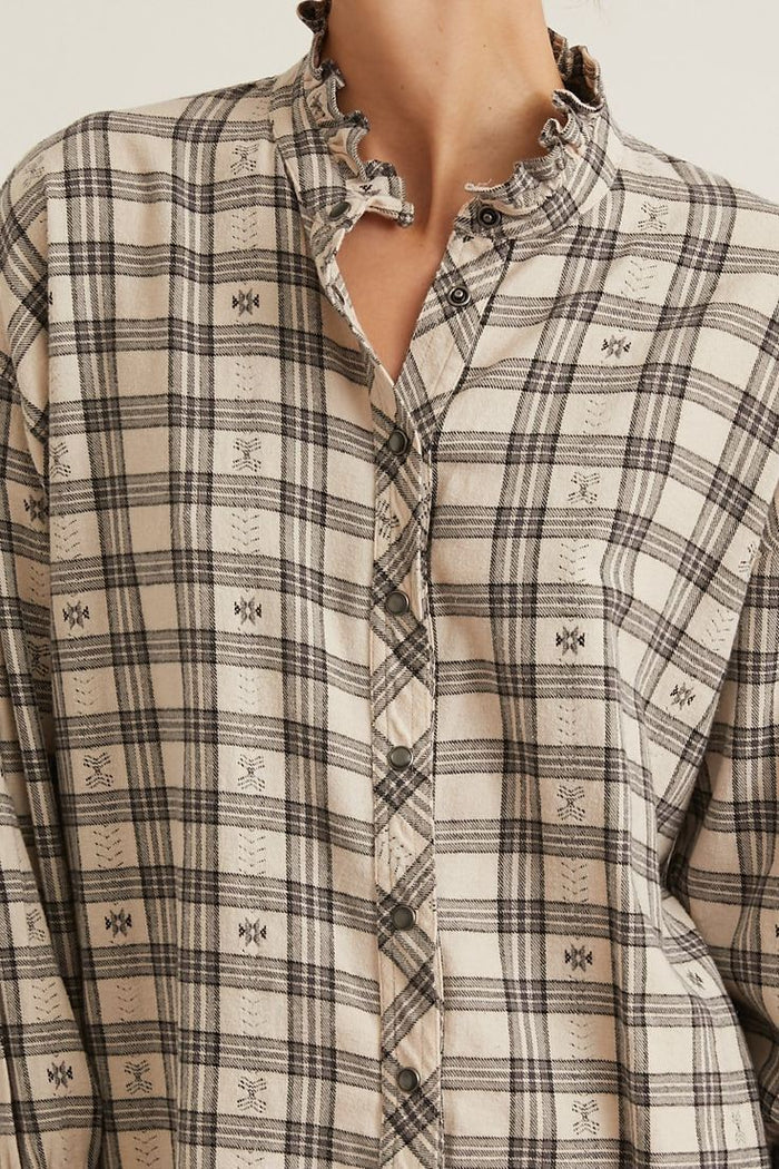 Silverstone - Desert Dobby, Woven Cotton Flannel - Boho Fabrics
