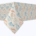 Sleeping Whales & Hot Air Balloons Cotton Rectangles