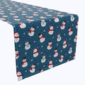 Snowmen in a Winter Wonderland Cotton Table Runners