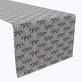 Spiral Flowers and Leaves Cotton Table Runners