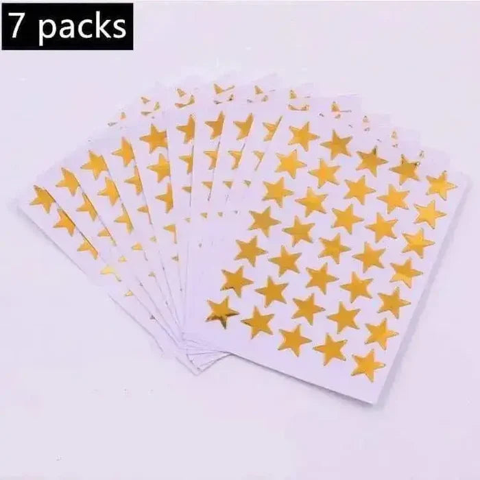 Stars Stickers DIY Scrapbooking Decor Journal Sticker Sheets Cardmaking Accessories Cute Phone Decal Laptop Decals