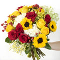 Sunflowers and Romance Flower Bouquet