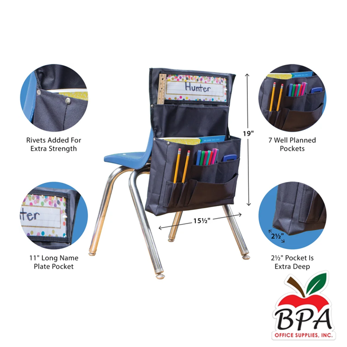 Teacher Created  • Chair Pocket (color: black)