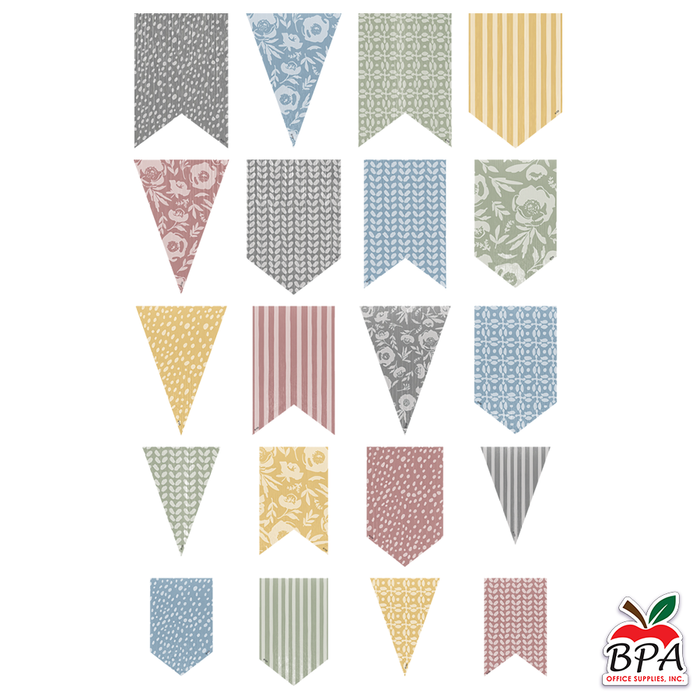 Teacher Created Resources •  Accents "Classroom Cottage Pennants"