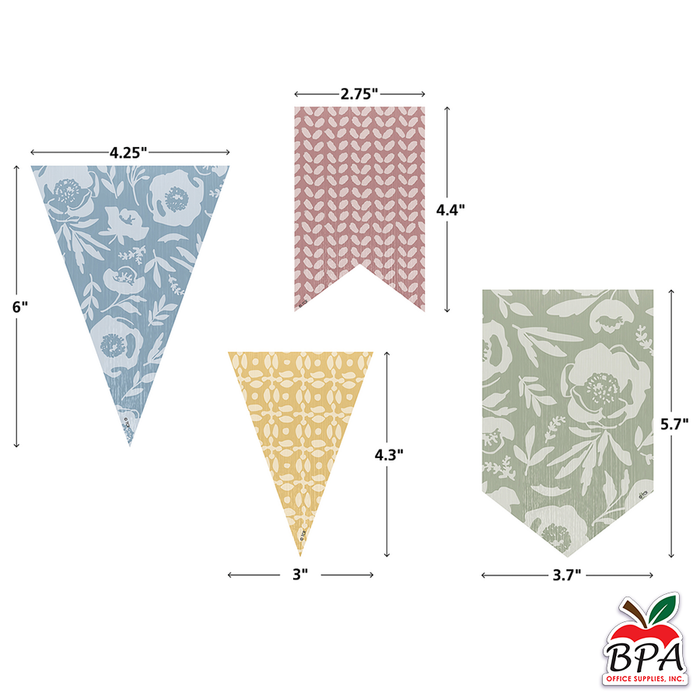 Teacher Created Resources •  Accents "Classroom Cottage Pennants"
