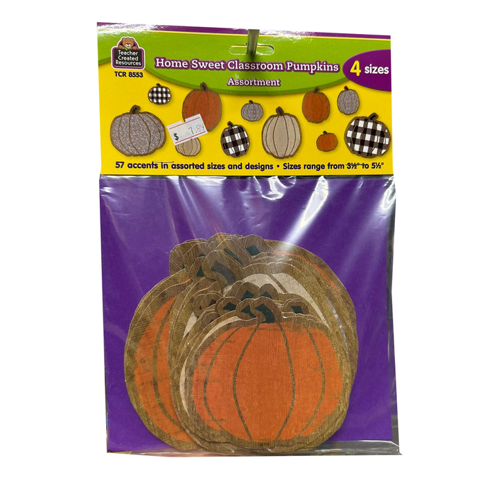 Teacher Created Resources •  Accents : "Home Sweet Classroom Pumpkins"
