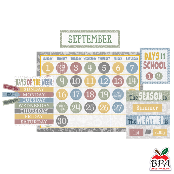 Teacher Created Resources •  Calendario "Classroom Cottage"