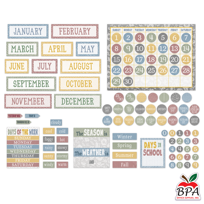 Teacher Created Resources •  Calendario "Classroom Cottage"
