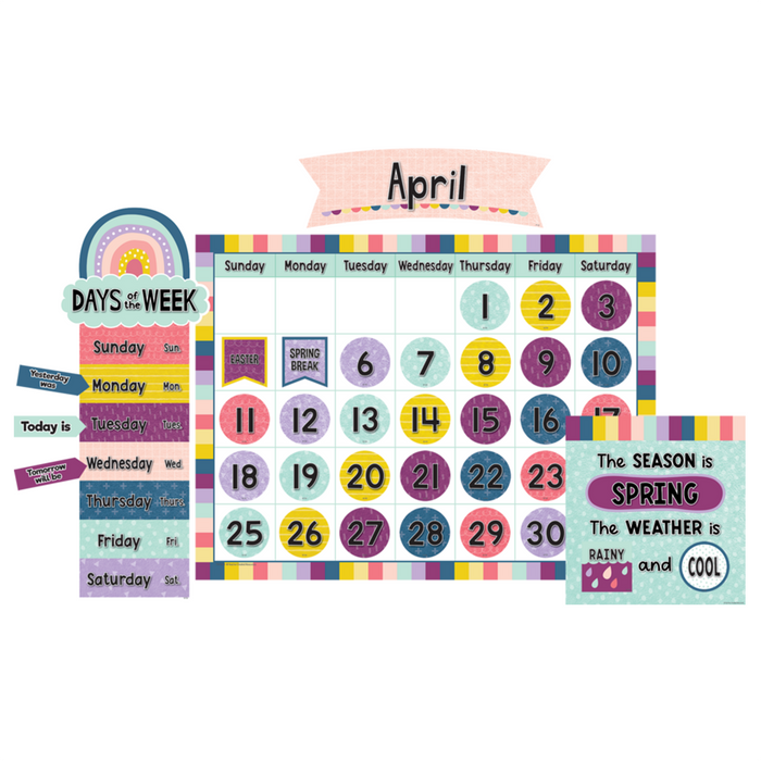 Teacher Created Resources •  Calendario  "Oh Happy Day"