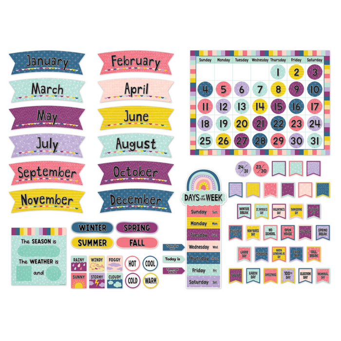 Teacher Created Resources •  Calendario  "Oh Happy Day"