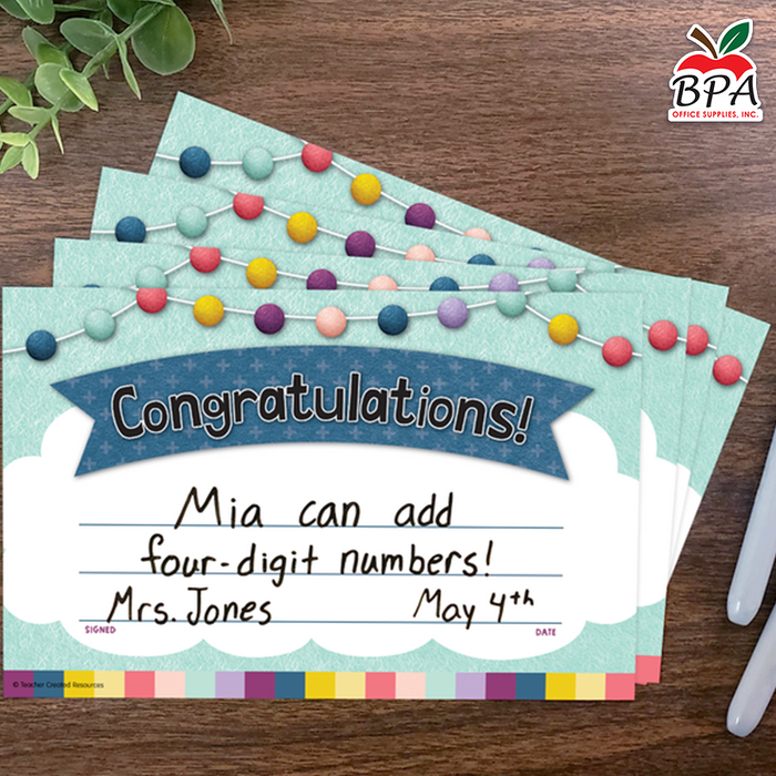 Teacher Created Resources • Certificados "Oh Happy Day - Congratulations"