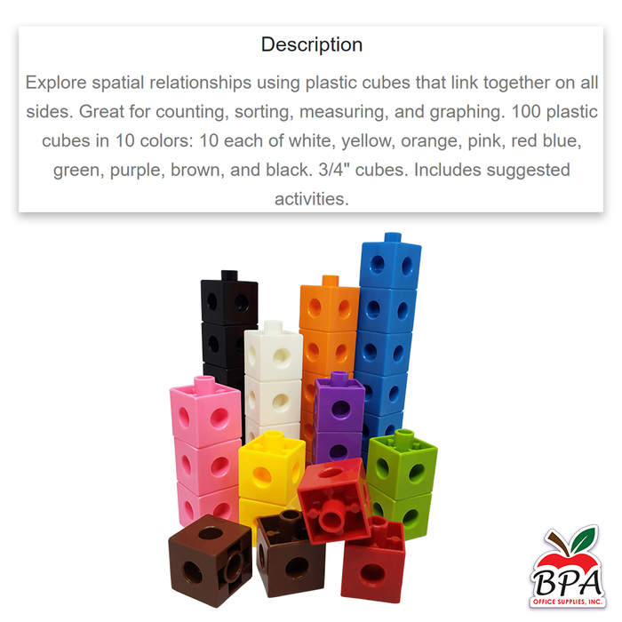 Teacher Created Resources • Connecting Cubes Set