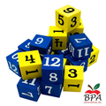 Teacher Created Resources • Dados enumerados en Foam  (numerals 1-12)