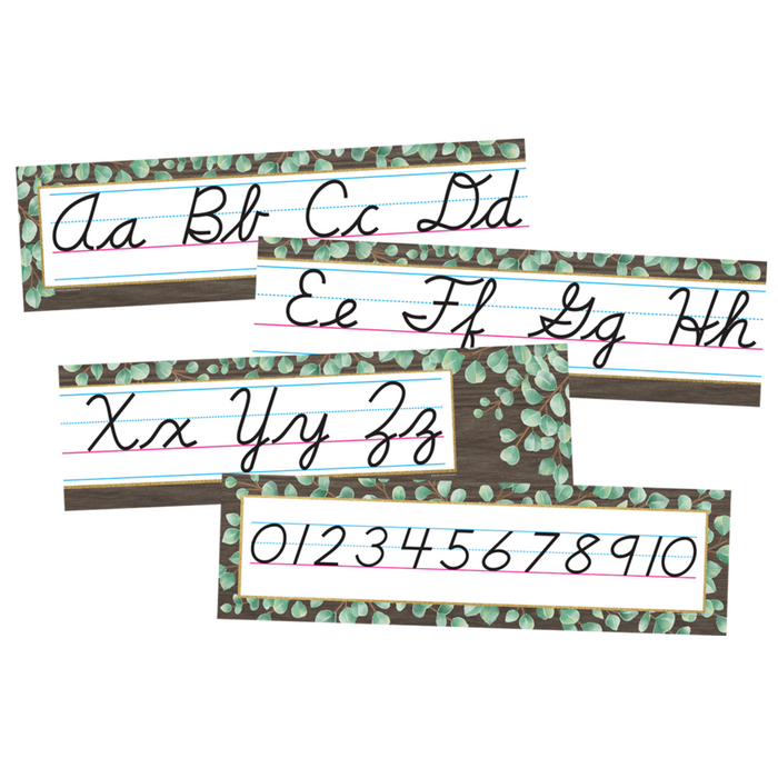 Teacher Created Resources •  Mini Set decorativo "Eucalyptus - ABC"