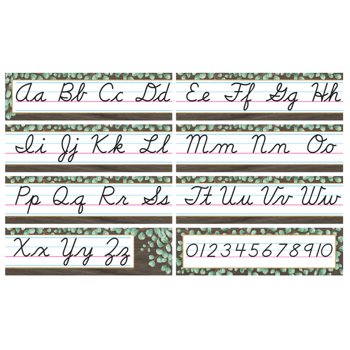 Teacher Created Resources •  Mini Set decorativo "Eucalyptus - ABC"