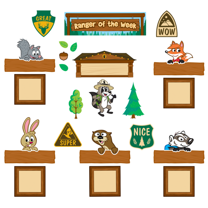 Teacher Created Resources •  Mini set decorativo "Ranger Rick Ranger of the Week"