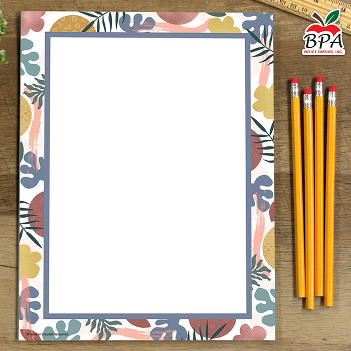 Teacher Created Resources • Papel con borde decorativo "Wonderfully Wild"