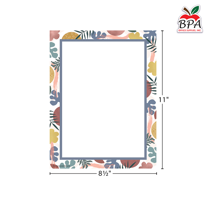 Teacher Created Resources • Papel con borde decorativo "Wonderfully Wild"