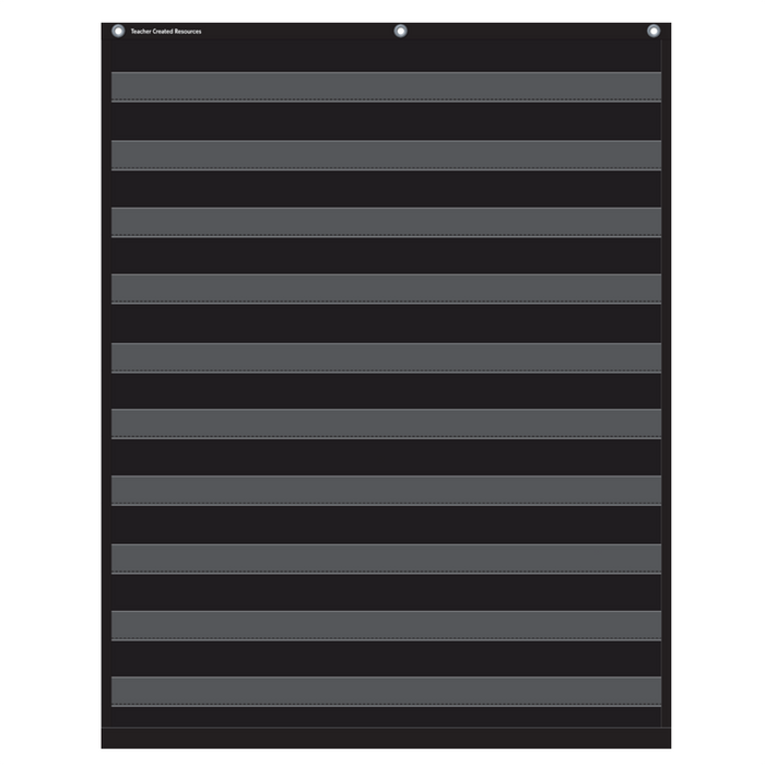 Teacher Created Resources • Pocket Chart 10 bolsillos (color: negro)