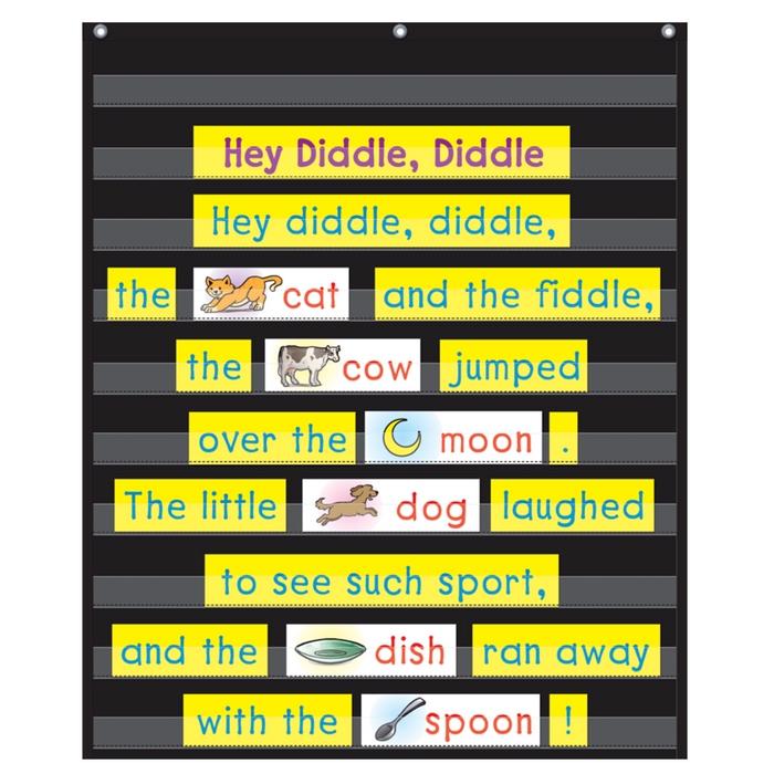 Teacher Created Resources • Pocket Chart 10 bolsillos (color: negro)