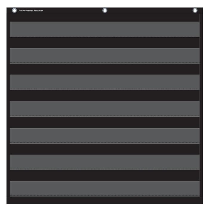Teacher Created Resources • Pocket Chart 7 bolsillos (color: negro)