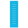 Teacher Created Resources •  Pocket File Storage Pocket Chart (color: aqua polka dots)