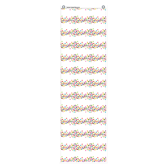 Teacher Created Resources •  Pocket File Storage Pocket Chart (color: confetti)