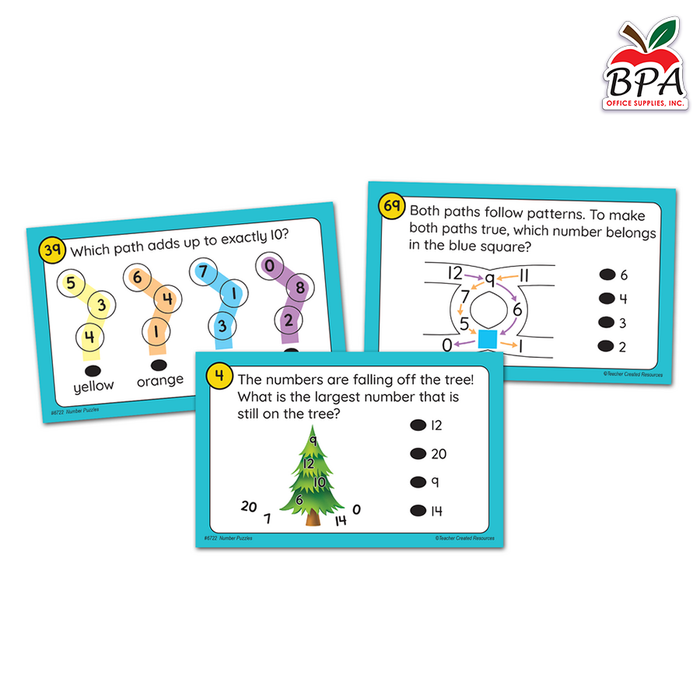 Teacher Created Resources • Power Pen Play: Number Puzzles Gr. 1–2