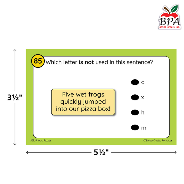 Teacher Created Resources • Power Pen Play: Word Puzzles Gr. 2–3