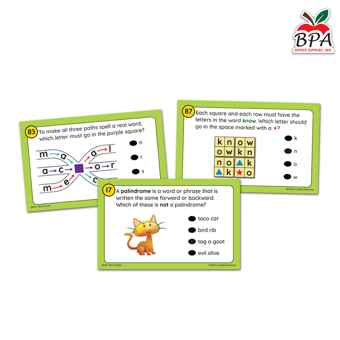 Teacher Created Resources • Power Pen Play: Word Puzzles Gr. 2–3
