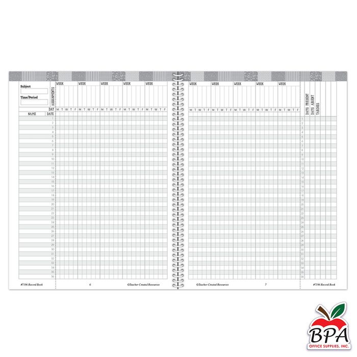 Teacher Created Resources • Record Book "Classroom Cottage"