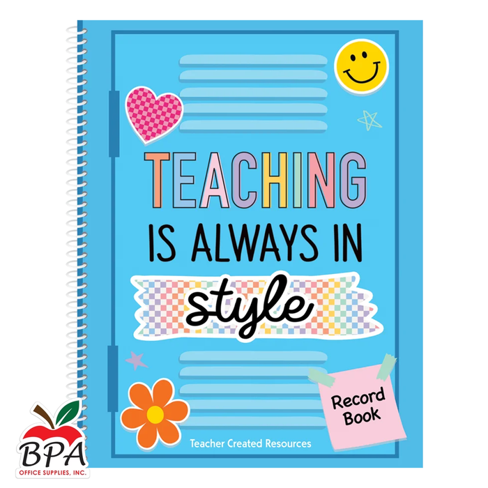 Teacher Created Resources • Record Book: Cool for School