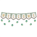 Teacher Created Resources •  Set decorativo "Eucalyptus - Pennants Welcome"