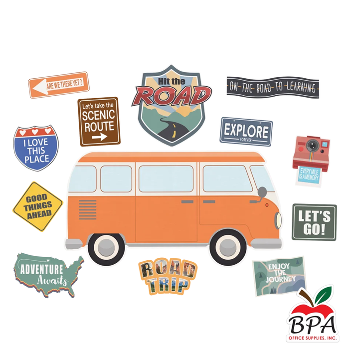 Teacher Created Resources • Set decorativo "Moving Mountains Road Trip - Hit the Road"