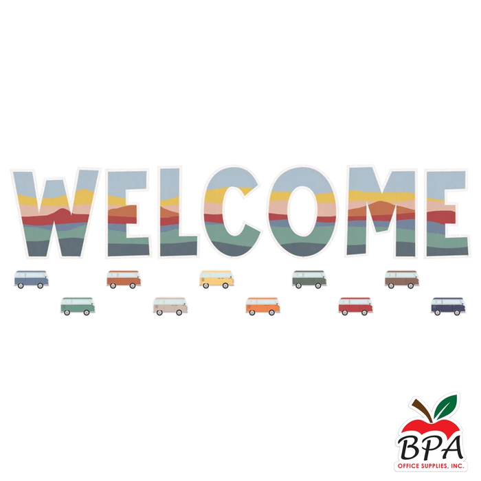 Teacher Created Resources • Set decorativo "Moving Mountains Road Trip - Welcome"