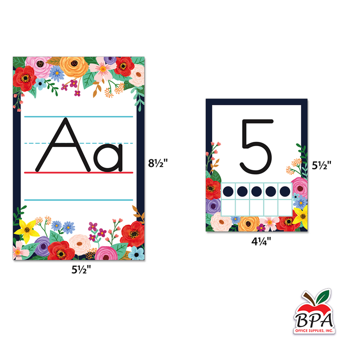 Teacher Created Resources • Set-decorativo "Wildflowers - Alphabet"