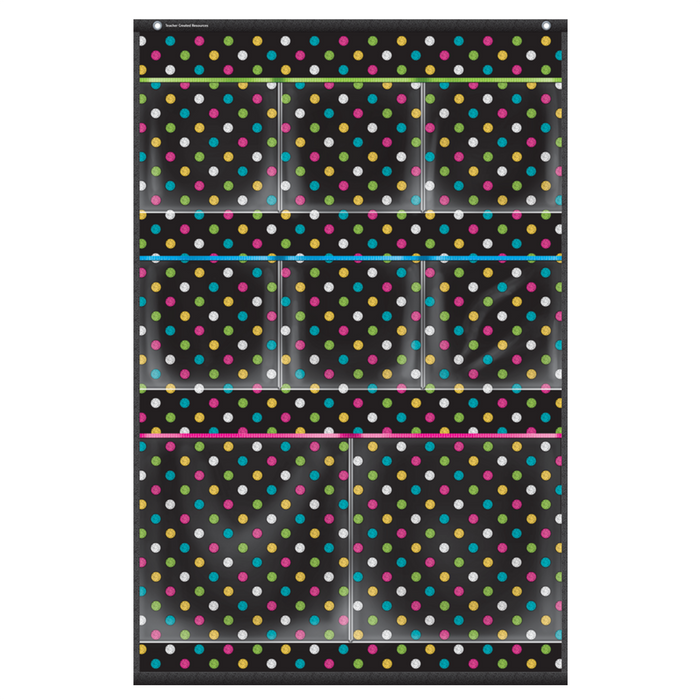 Teacher Created Resources • Small Pocket Chart 8 bolsillos (Chalkboard Brights)