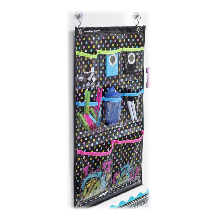 Teacher Created Resources • Small Pocket Chart 8 bolsillos (Chalkboard Brights)