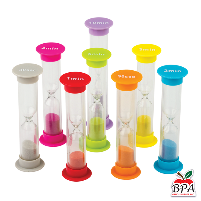 Teacher Created Resources • Small Sand Timers Combo 8-Pack