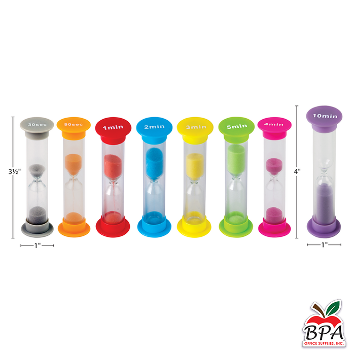 Teacher Created Resources • Small Sand Timers Combo 8-Pack