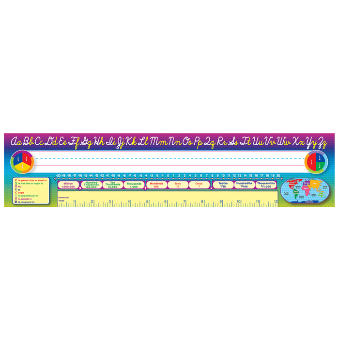 Teacher Created Resources •  Super Jumbo Name Plates  "Cursive Writing"