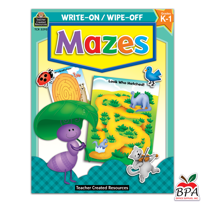 Teacher Created Resources • Write-On/Wipe-Off Book: Mazes